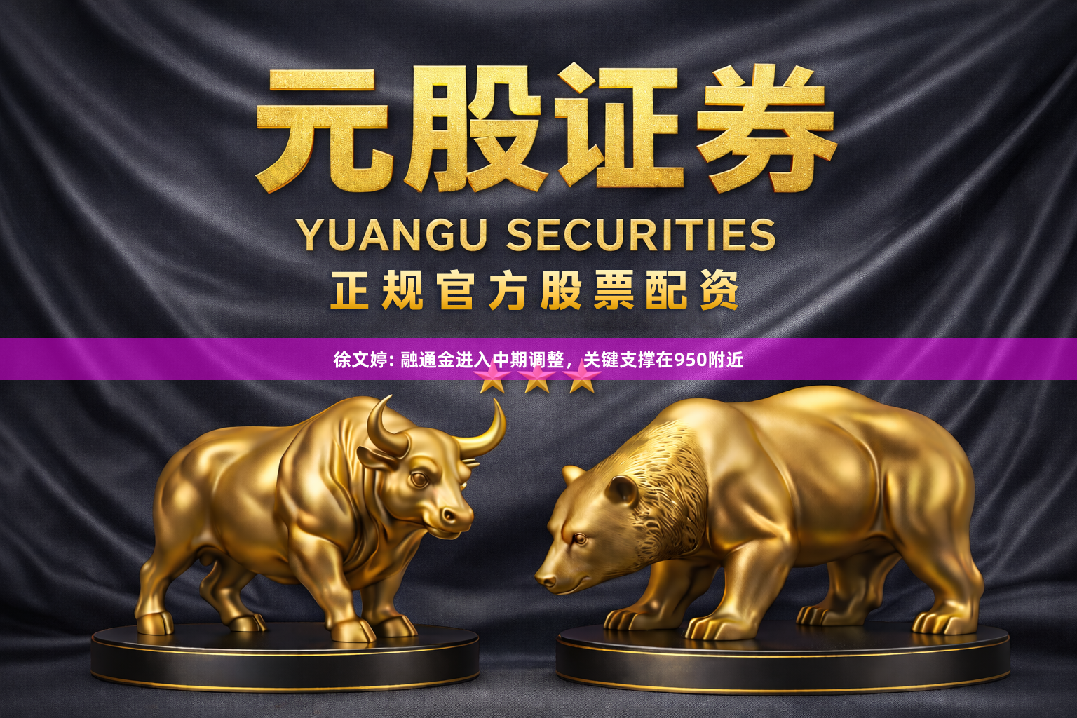 徐文婷: 融通金进入中期调整，关键支撑在950附近